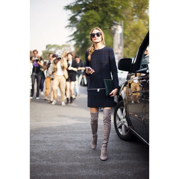 CHECKED DRESS WITH ZIP - Picture 4 of 7